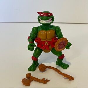 1990 TMNT Storage Shell Raph Raphael Action Figure Teenage Mutant Ninja Turtles